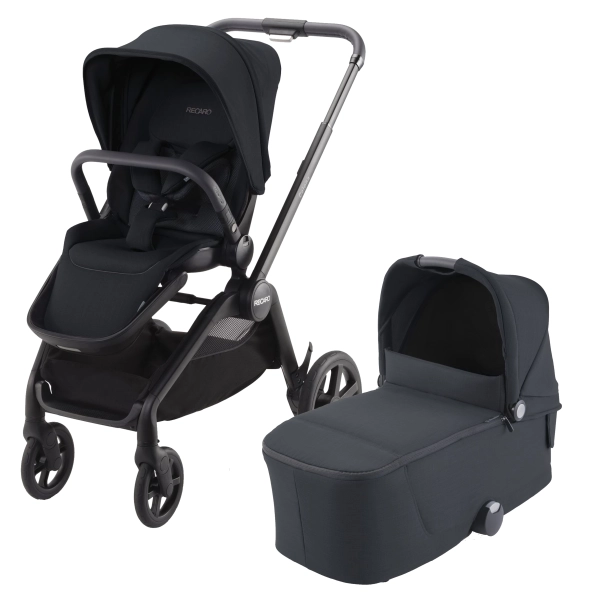 Poussette Recaro Celona - Châssis Noir + Nacelle Select - Night Black
