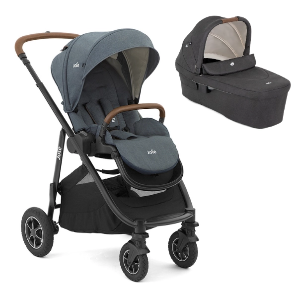Poussette Joie Versatrax - Lagoon + Nacelle Ramble XL - Shale