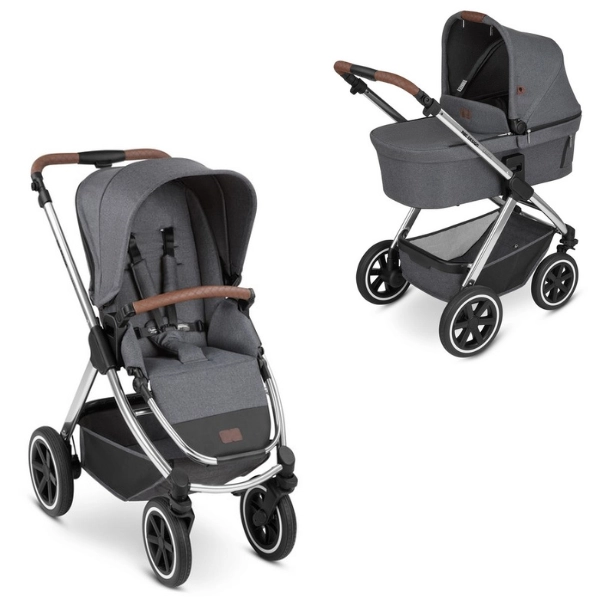 Poussette ABC Design Samba + Nacelle Diamond Edition - Asphalt (2023)