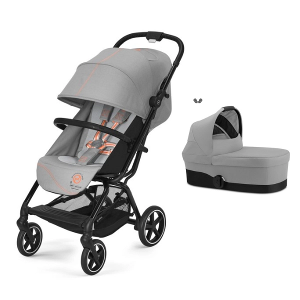 Poussette Cybex Eezy S PLUS 2 + Nacelle S - Lava Grey