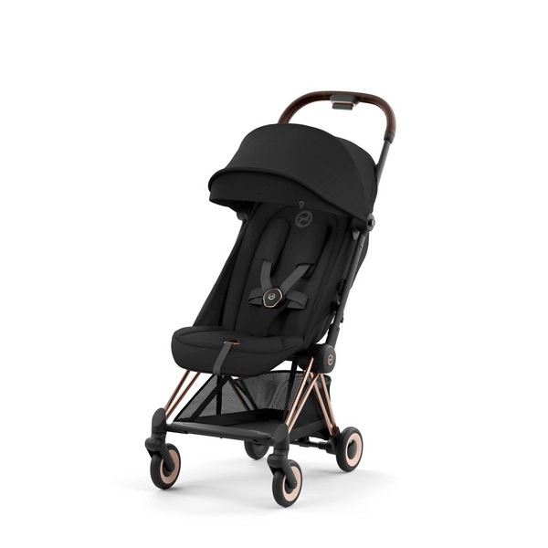Cybex Coya Stroller Rosegold Frame - Sepia Black (2023)