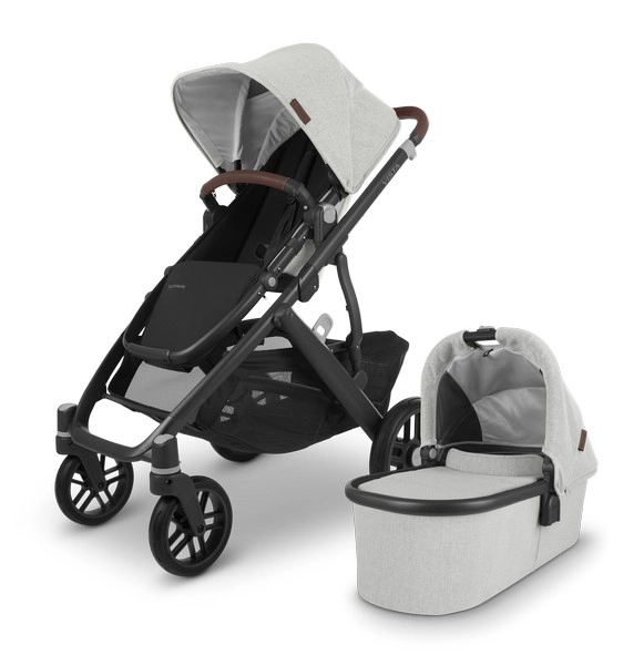 Poussette UPPAbaby Vista V2 + Nacelle - Anthony Grey