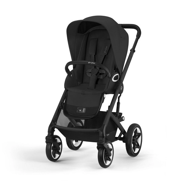 Cybex Talos S Lux Stroller - Black/ Moon Black Frame (2023)