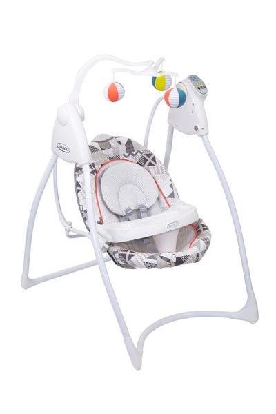 Graco Lovin' Hug Swing - Patchwork Grey