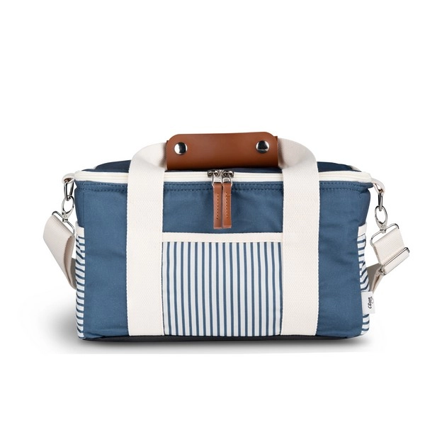 Lemon Picnic Cooler Bag - Blue