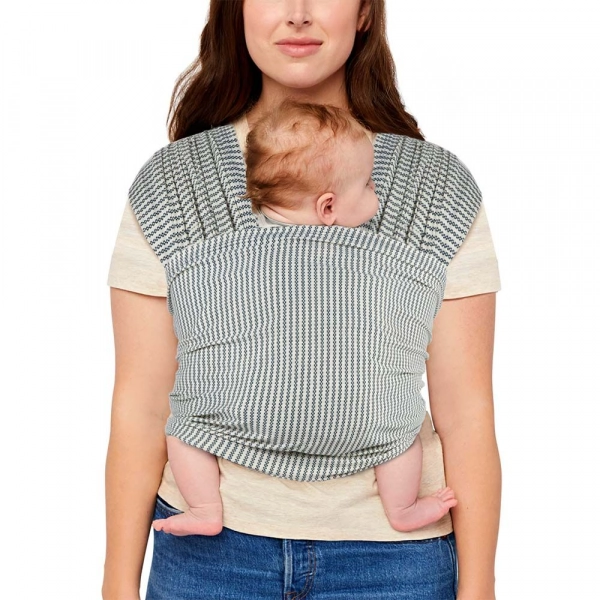 Ergobaby Aura Sling - Navy Gingham Stripes