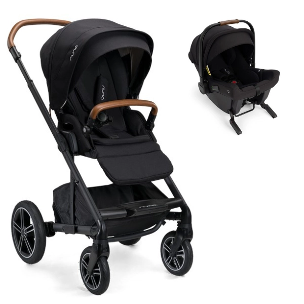 Nuna Mixx Next Stroller + Pipa Urbn Car Seat - Caviar