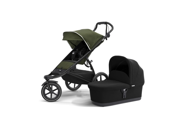 Poussette Thule Urban Glide 2 - Châssis Black/ Cypress Green + Nacelle