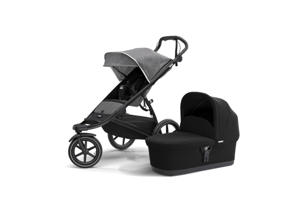 Poussette Thule Urban Glide 2 - Châssis Black/ Grey Melange + Nacelle
