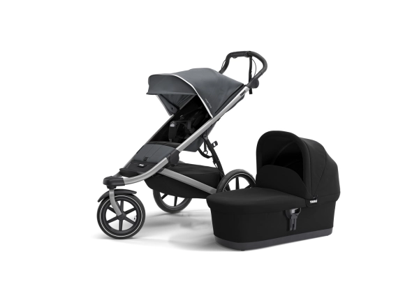 Poussette Thule Urban Glide 2 - Châssis Silver/ Dark Shadow + Nacelle