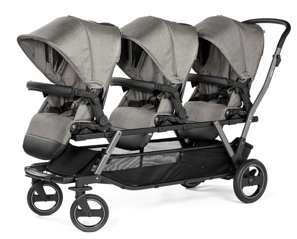 Peg Perego 3 Seater Stroller Piroet - City Grey