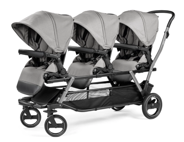 Poussette 3 Places Peg Perego Triplette Piroet - Mercury