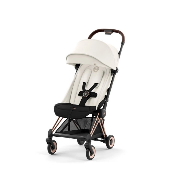 Poussette Cybex Coya Châssis Rosegold - Off White (2023)