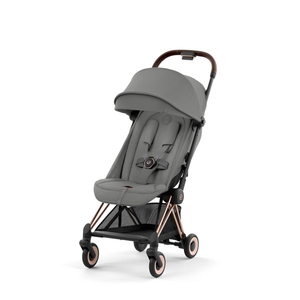 Poussette Cybex Coya Châssis Rosegold - Mirage Grey (2023)