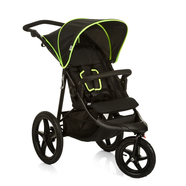 Poussette Hauck Runner - Black/Neon Yellow