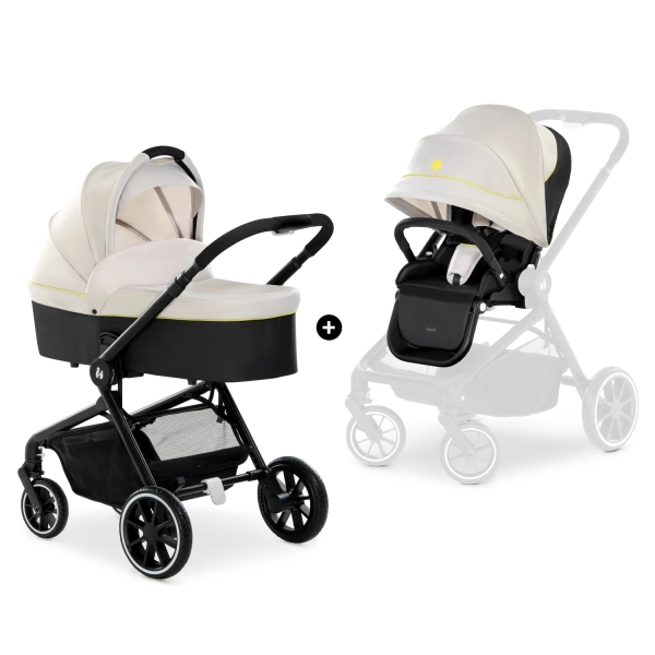 Poussette Hauck Move so Simply + Nacelle - Beige Neon