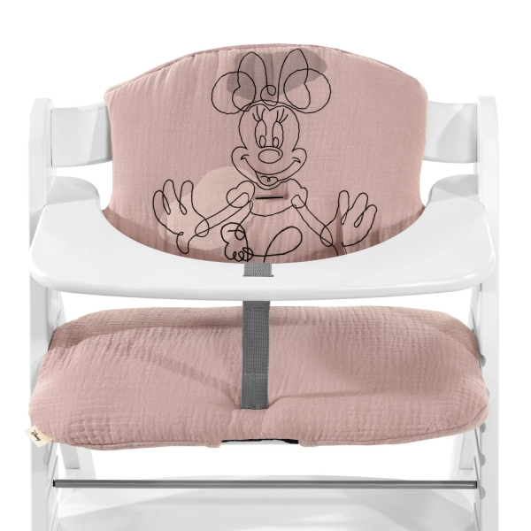 Coussin Chaise Haute Hauck Select - Minnie Mouse Rose