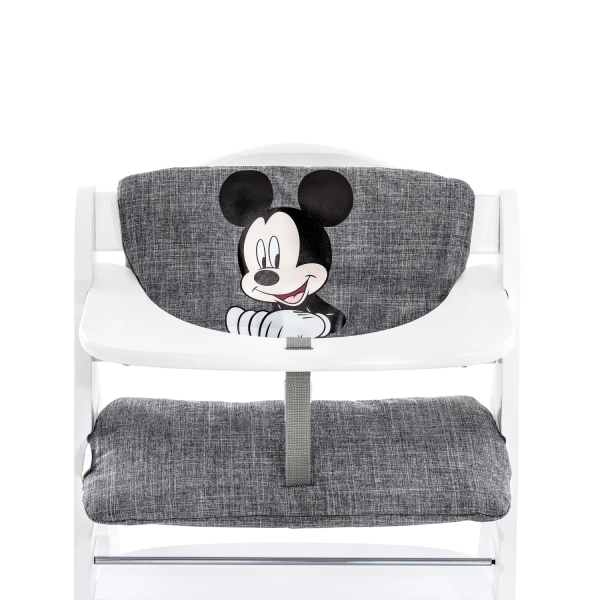Coussin Chaise Haute Hauck Deluxe - Mickey Grey