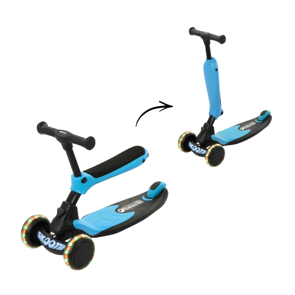 Hauck Skootie 2-in-1 scooter - Neon Blue