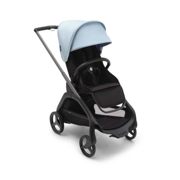 Poussette Bugaboo Dragonfly - Châssis Graphite/ Canopy Bleu Horizon