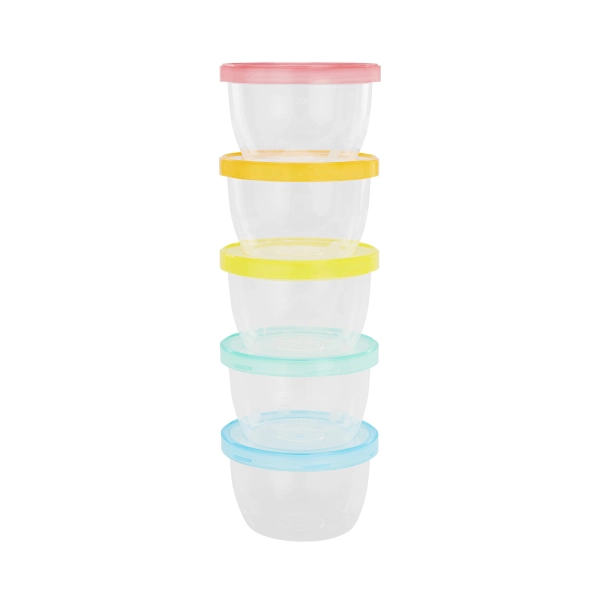 Set of 5 Badabowls 250ml Badabulle