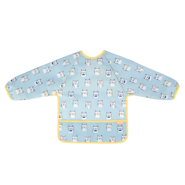 Bib Long Sleeves Badabulle - Blue