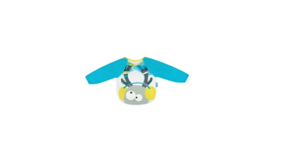 Bib Long Sleeve Badabulle - Stag Blue