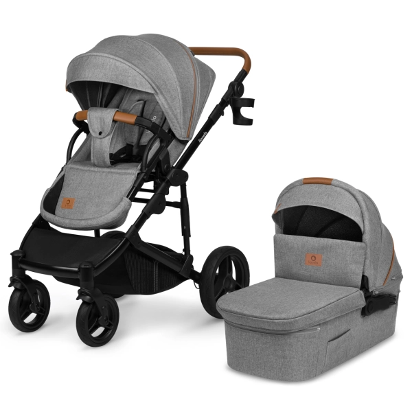 Poussette Lionelo Mari Tour + Nacelle - Grey Stone