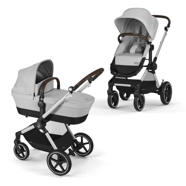 Poussette Cybex Eos Lux - Châssis Silver/ Lava Grey (2023)