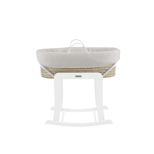 Couffin Micuna Beige + Support Blanc