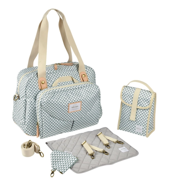 Sac a langer on sale geneve 2 gris chiné