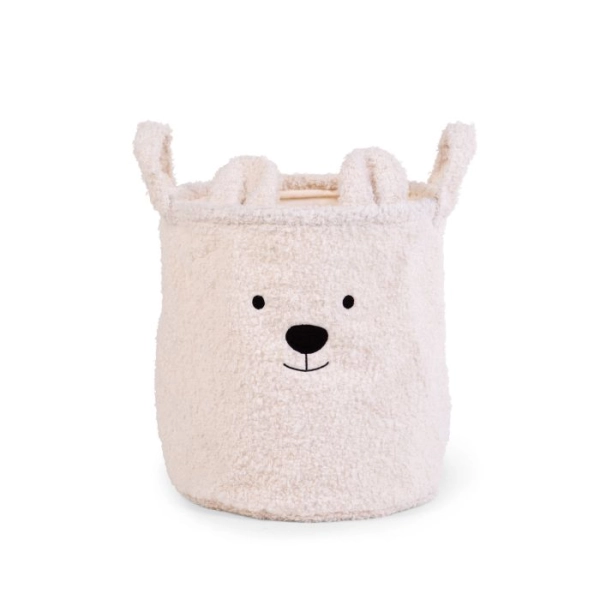 Panier 30x30x30cm Childhome - Teddy Ecru