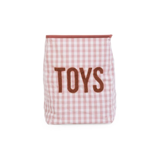 Panier 40x40x40cm Childhome - Vichy Nude