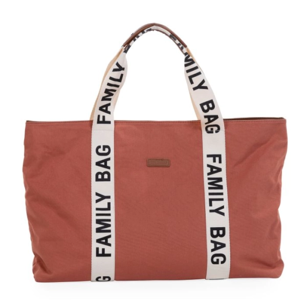 Childhome Family Bag Signature Changing Bag - Terracotta