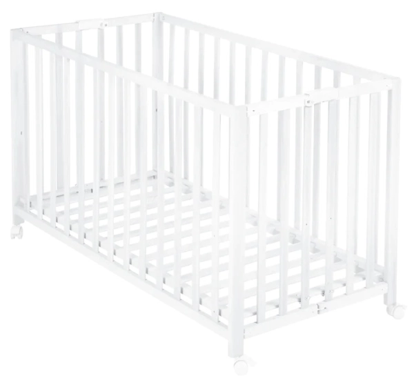 Roba Fold Up Folding Bed 60x120cm - White