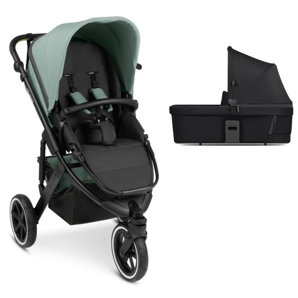 Poussette ABC Design Salsa Run - Aqua + Nacelle - Ink