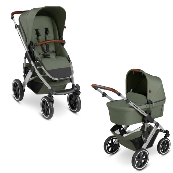Poussette ABC Design Salsa 4 Air + Nacelle - Olive