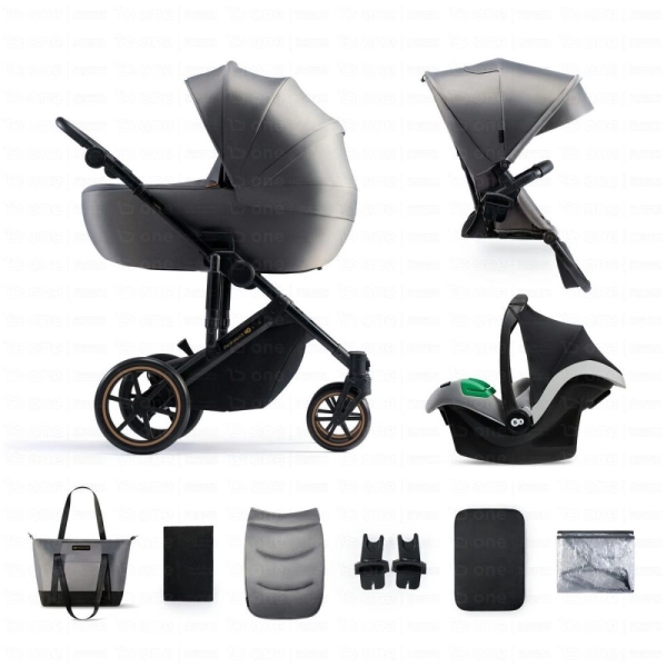 Poussette Trio PRIME 2 PRO - Kinderkraft - gris