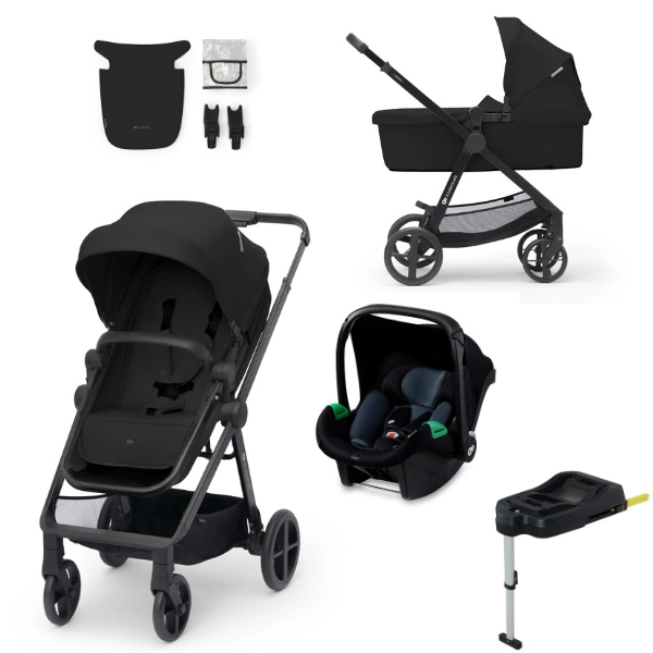 Poussette 4en1 NEWLY - Kinderkraft - noir