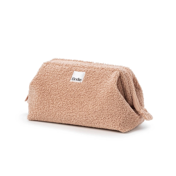Elodie Zip&amp;Go Toiletry Bag - Pink Bouclé
