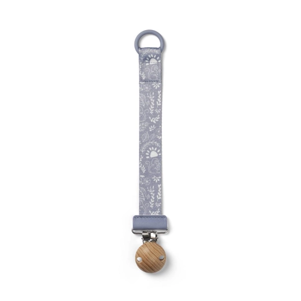 Elodie Wooden Pacifier Clip - Monkey Sunrise