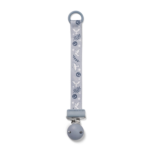 Elodie Wooden Pacifier Clip - Free Bird
