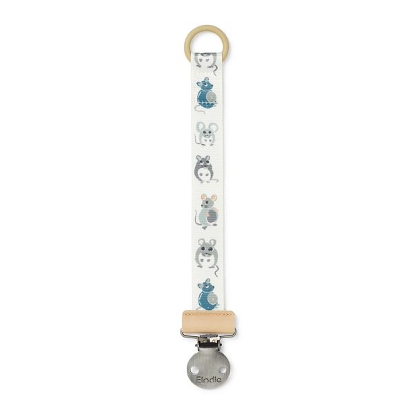 Elodie pacifier clip - Forest Mouse