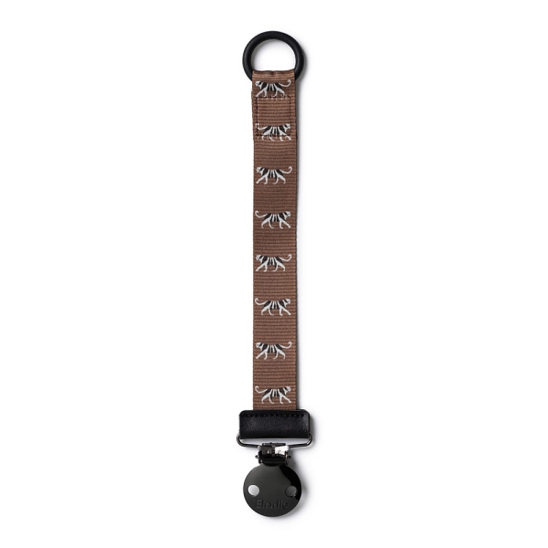 Elodie pacifier clip - White Tiger