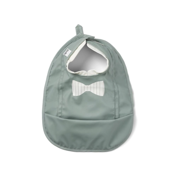 Elodie Bib - Pebble Green