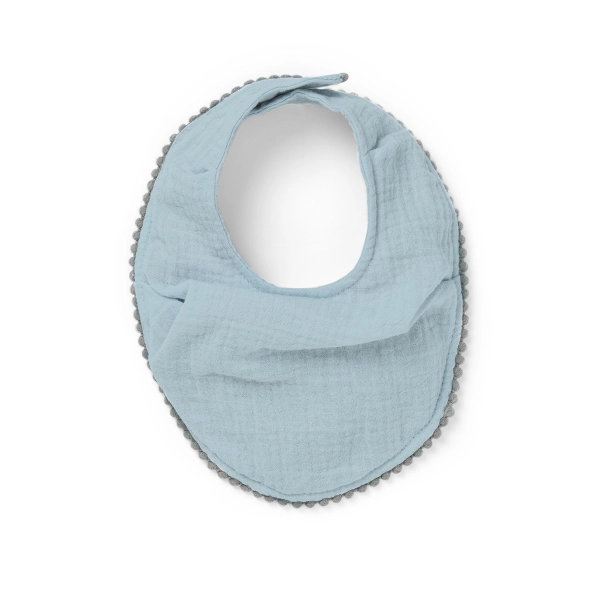 Elodie Teething Bib - Aqua Turquoise