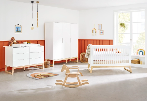 Chambre Bébé 3 Pièces Pinolino Bridge (Large) - Armoire 3 Portes