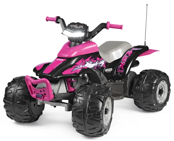 Quad Électrique Peg Perego Corral T-Rex 330W - Pink