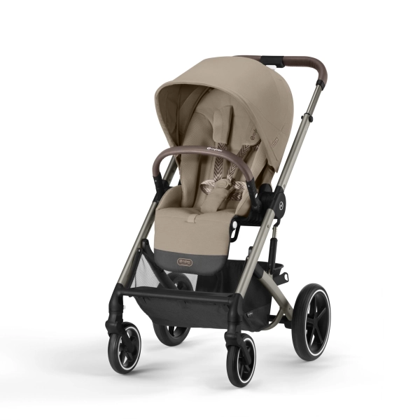 Poussette Cybex Balios S Lux - Châssis Taupe/ Almond Beige