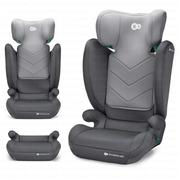 Siège auto I-SPARK i-Size (100-150cm) - Kinderkraft - gris